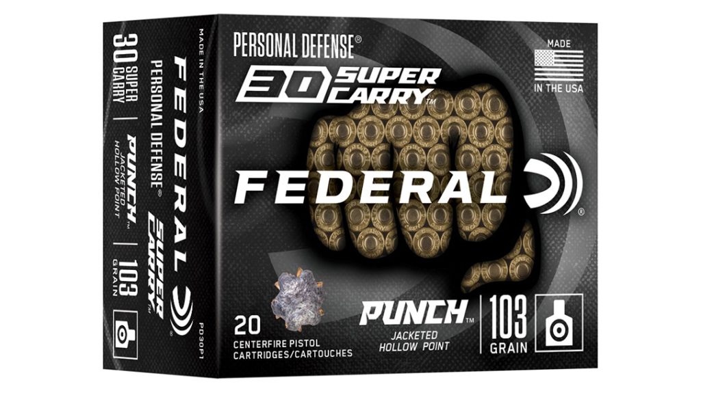 Federal - PUNCH .30 Super Carry: Personal Defense Ammo.
