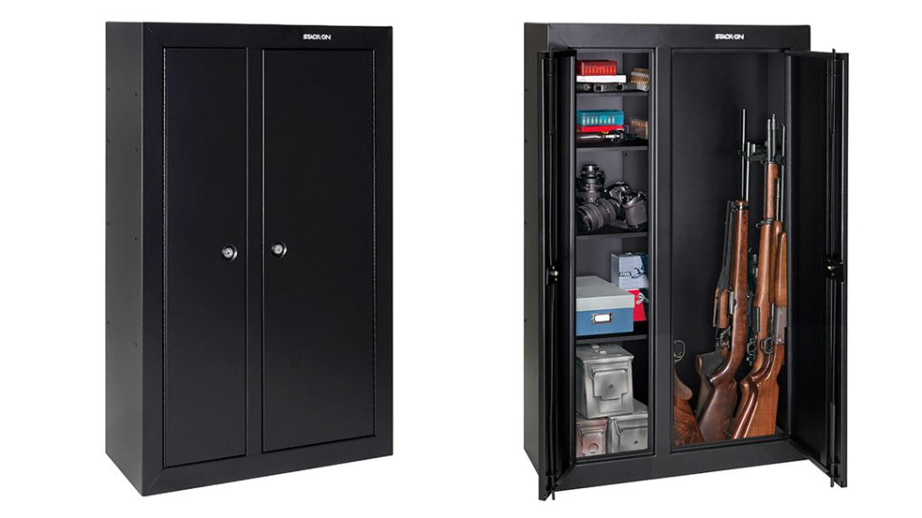 Stack-On 10 Gun Double Door Security Cabinet firearm storage.